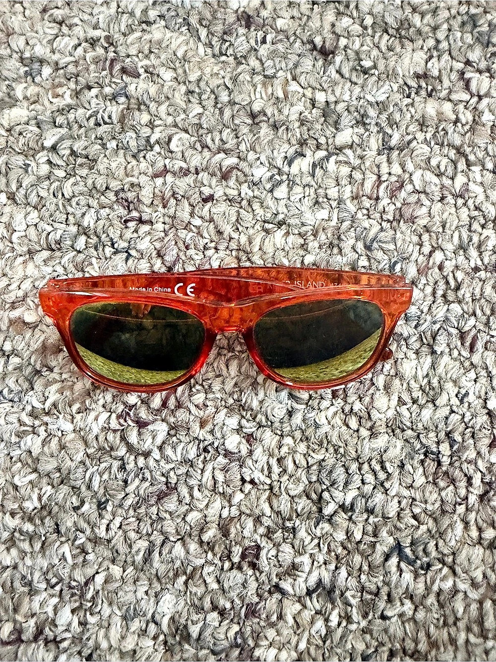 River Island orange Sunglasses